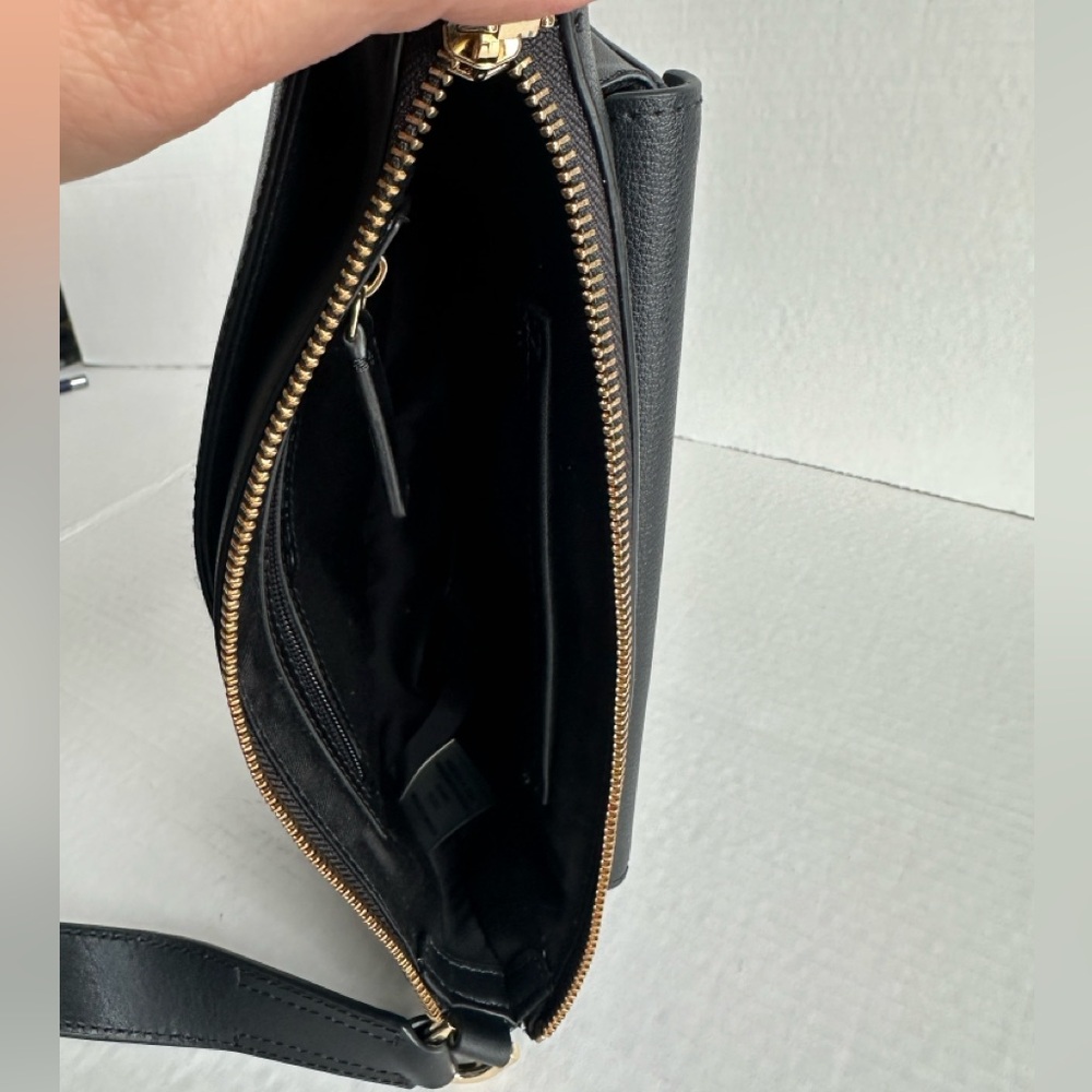 Calvin klein || Woman’s hobo purse black leather bag - Picture 10 of 16